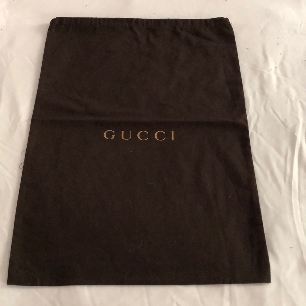 Gucci brown dust bag